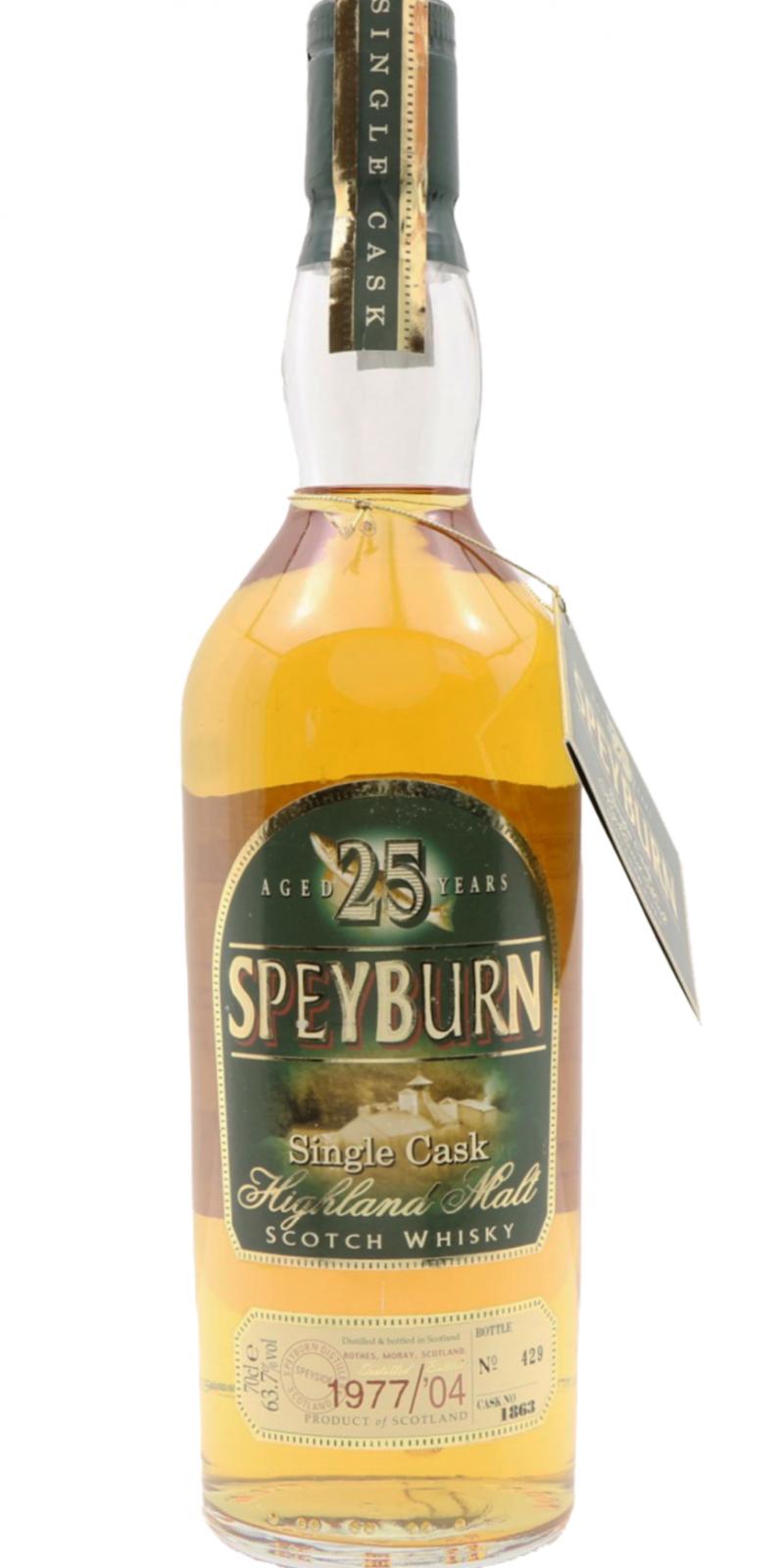 Speyburn 1977 Single Cask #1863 63.7% 700ml