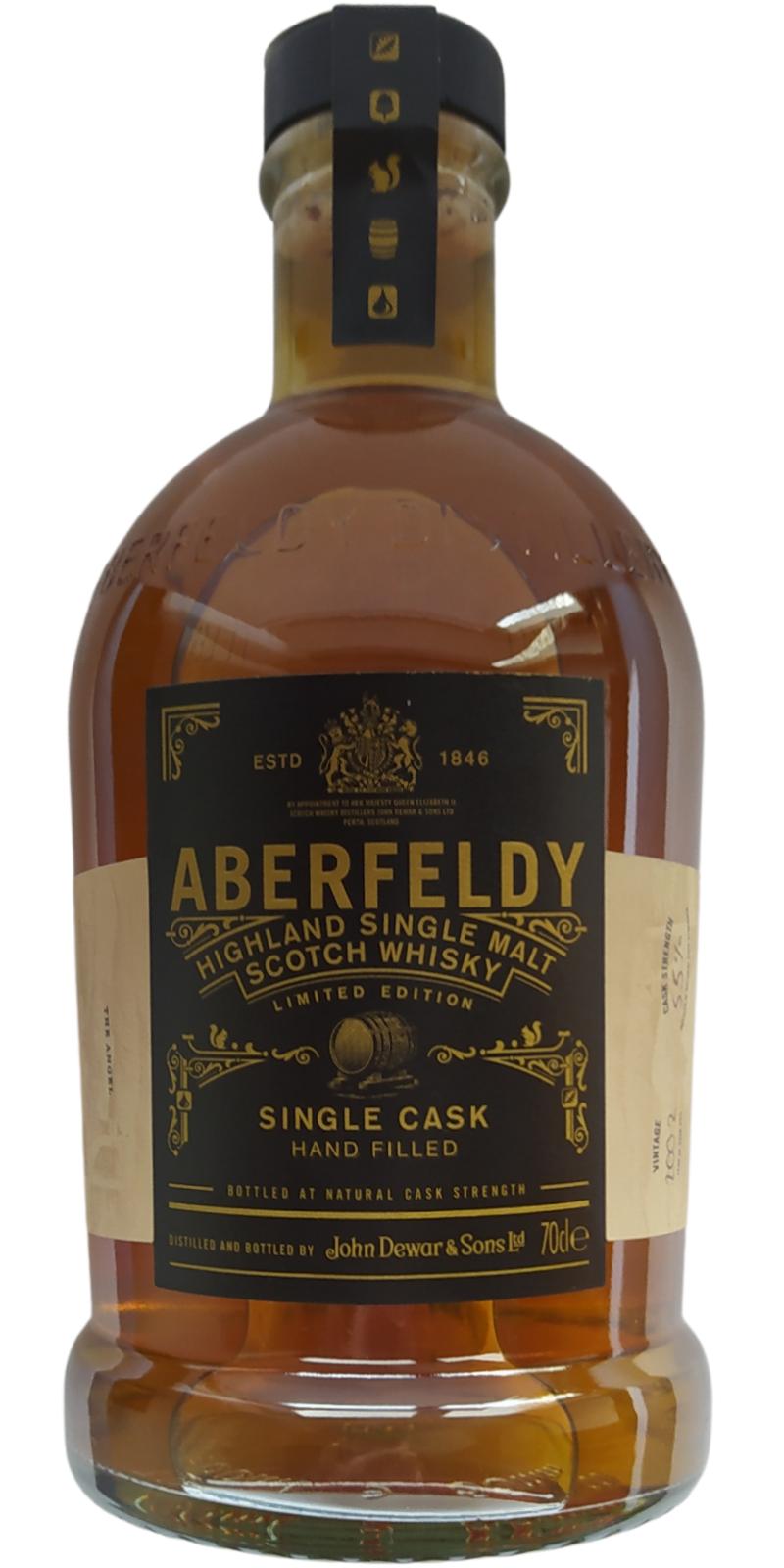 Aberfeldy 2002 American Oak #20059 55% 700ml