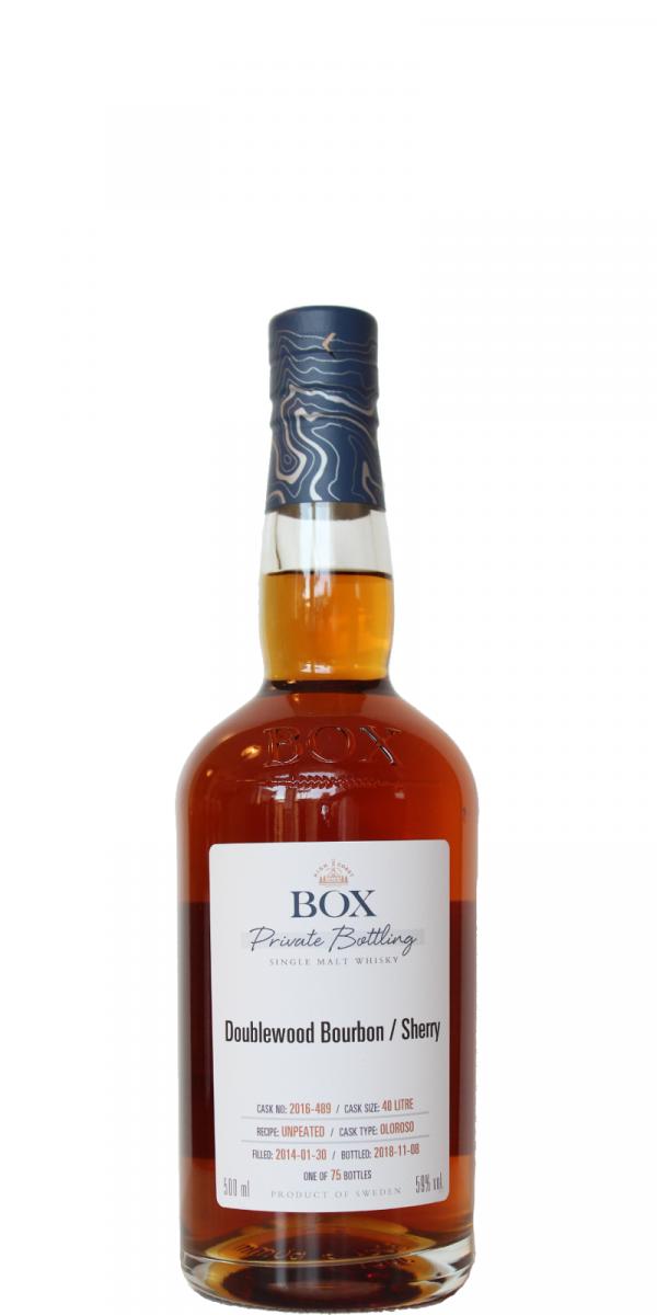 Box 2014 WSla Doublewood Bourbon Sherry Oloroso Cask 2016-489 59% 500ml