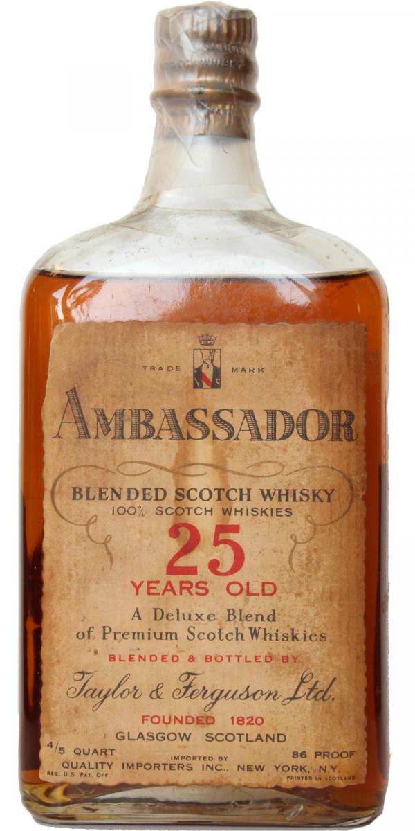 Ambassador 25-year-old - Ratings and reviews - Whiskybase