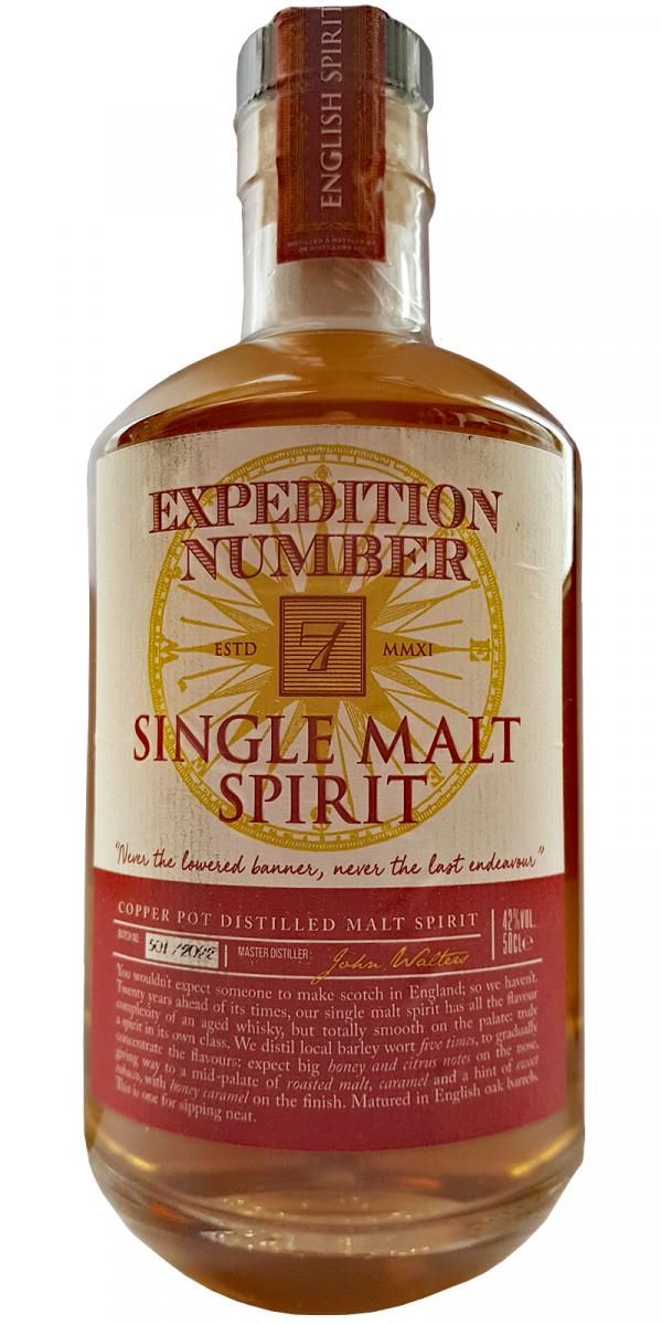 English Spirit Distillery Expedition Number 7 English Oak Barrels 42% 500ml