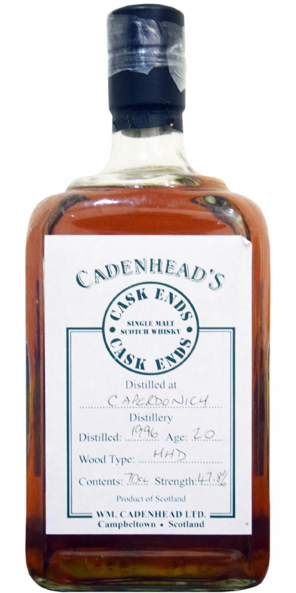 Caperdonich 1996 CA Cask Ends Hand bottled from the cask 47.8% 700ml