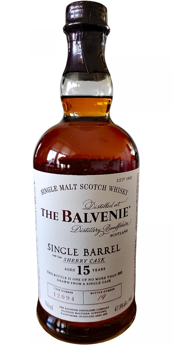 Balvenie 15yo Single Barrel Sherry Cask #12094 47.8% 750ml