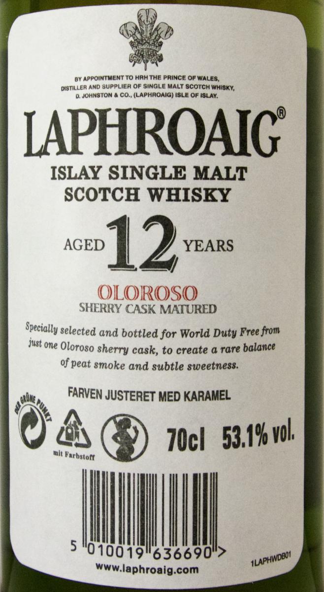 Laphroaig 12-year-old Oloroso