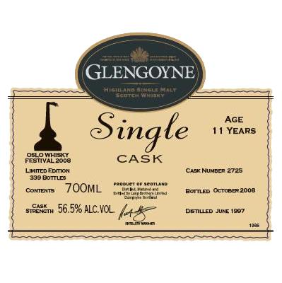 Glengoyne 1997 Single Cask