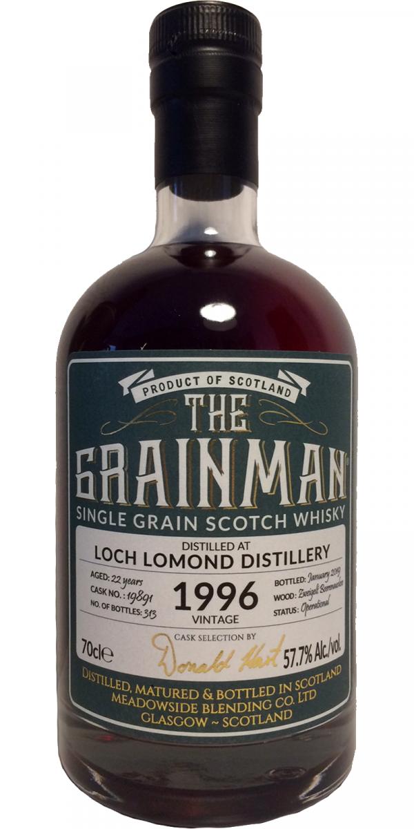 Loch Lomond 1996 MBl The Grainman Zweigelt Beerenauslese Finish #19891 57.7% 700ml