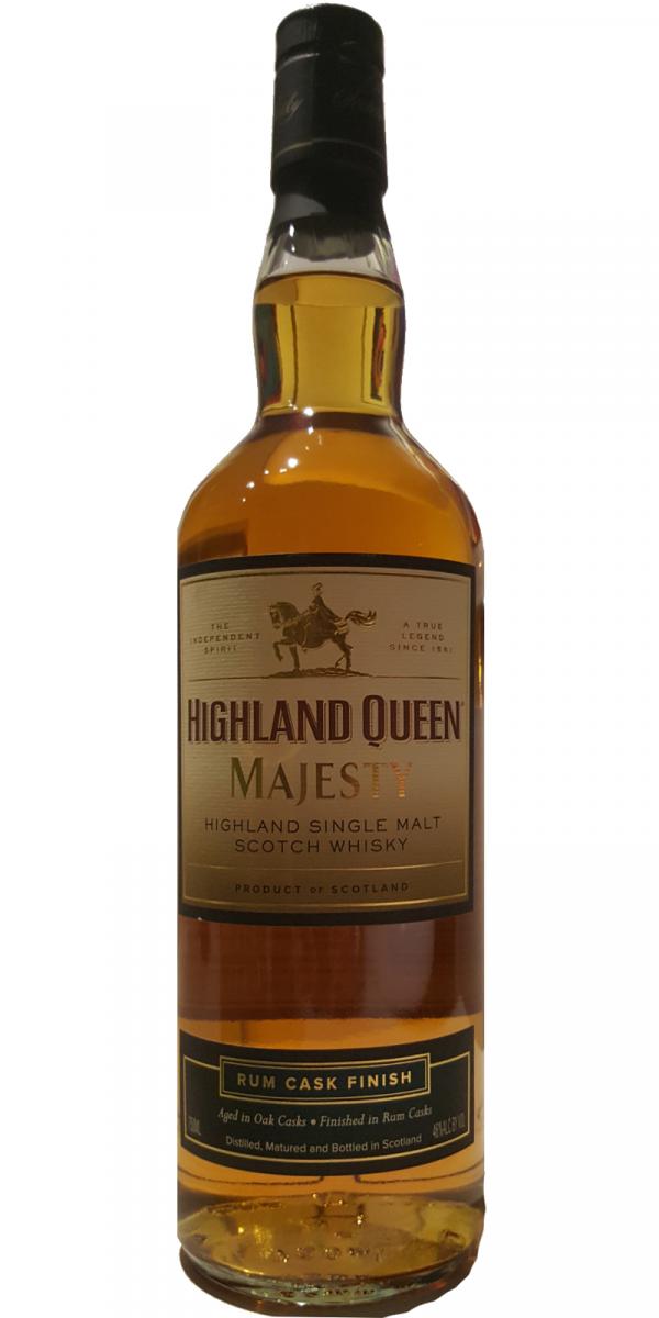Highland Queen Majesty HQSW Oak cask Rum cask finish Alexander Murray & Co 46% 750ml
