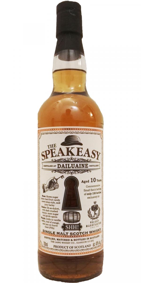 Dailuaine 10yo DL The Speakeasy Whisky Manufaktur 48% 700ml