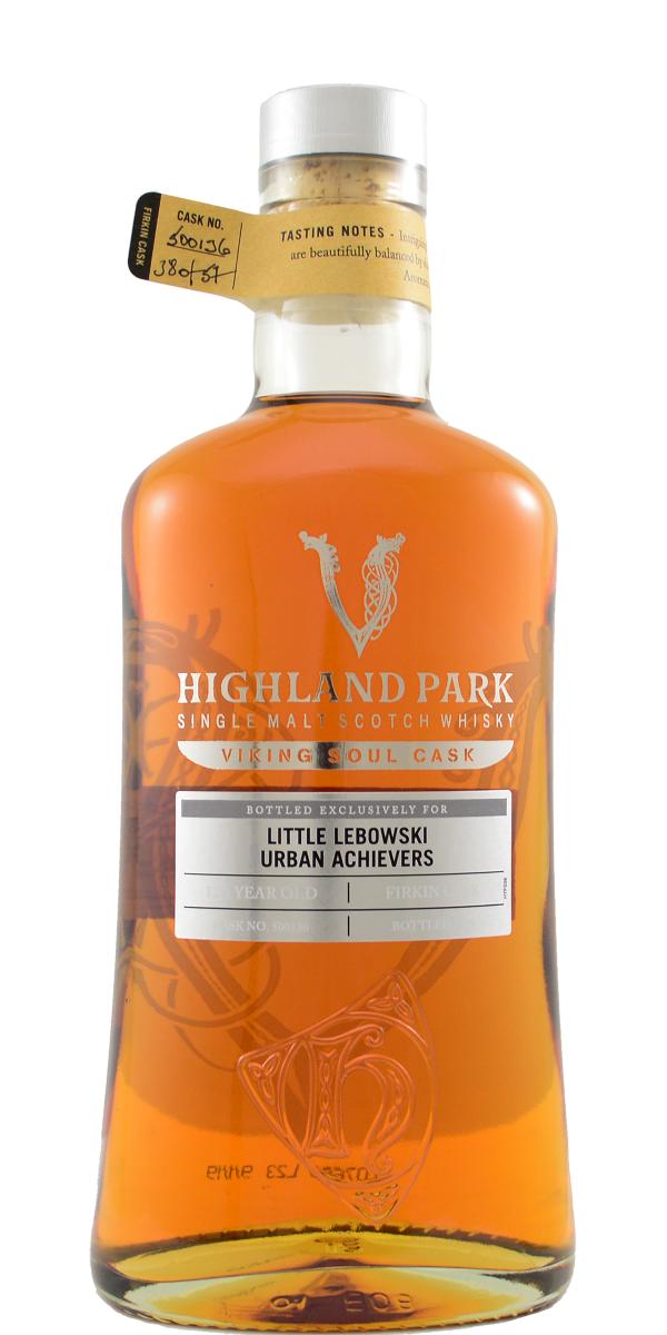 Highland Park 12.5yo Viking Soul Cask Firkin #500136 Little Lebowski Urban Achievers 57.6% 700ml