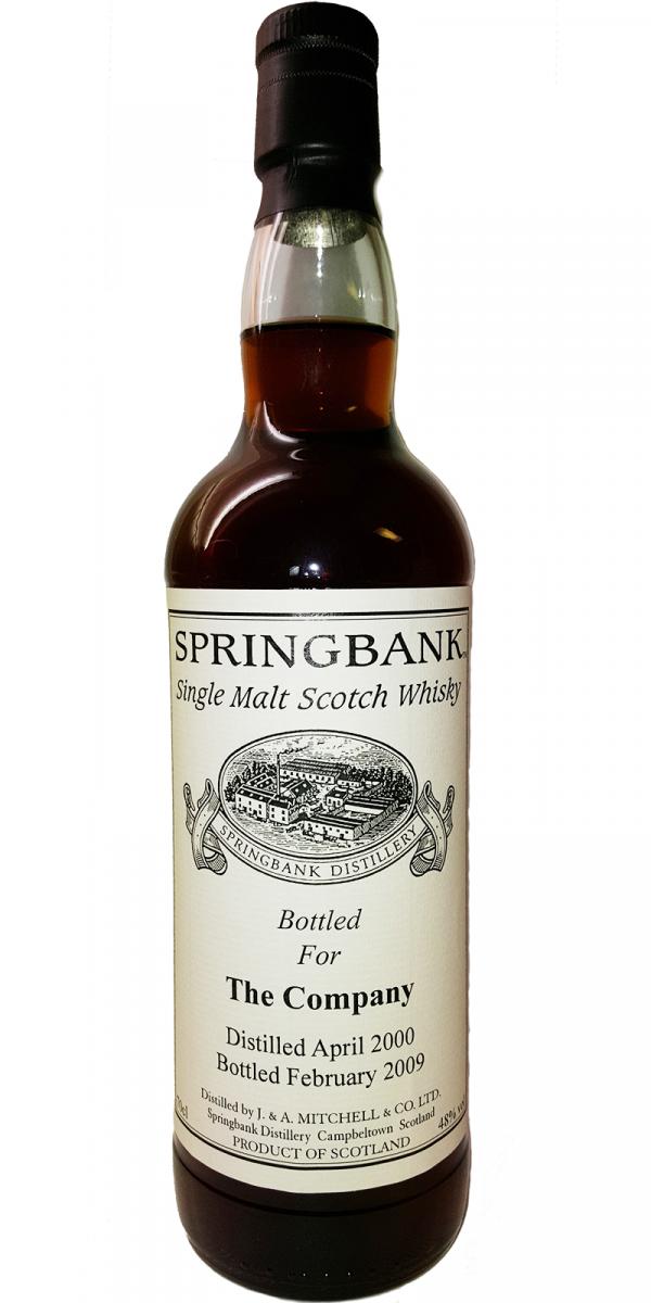 Springbank 2000 Private Bottling The Company 48% 700ml