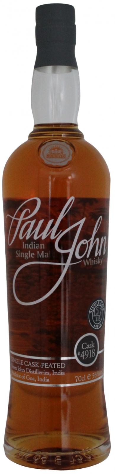 Paul John Single Cask Peated #4918 The Nectar 56% 700ml