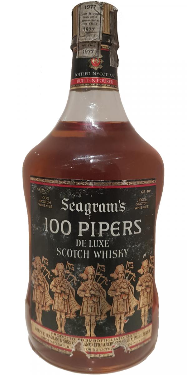 100 Pipers De Luxe Scotch Whisky 100% Scotch Whiskies R.B. S.p.A. Torino 40% 2000ml