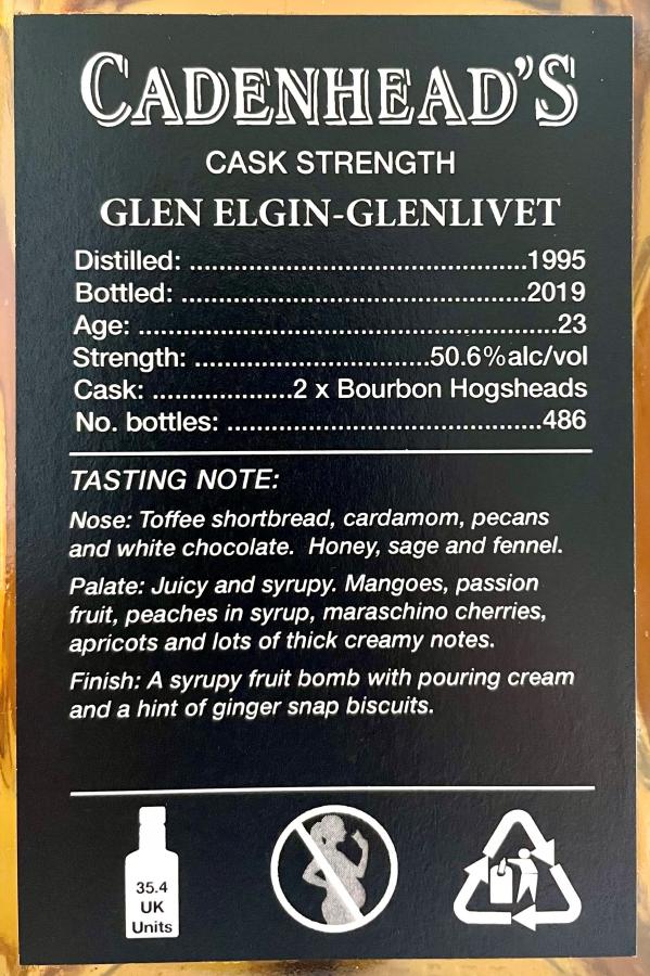 Glen Elgin 1995 CA