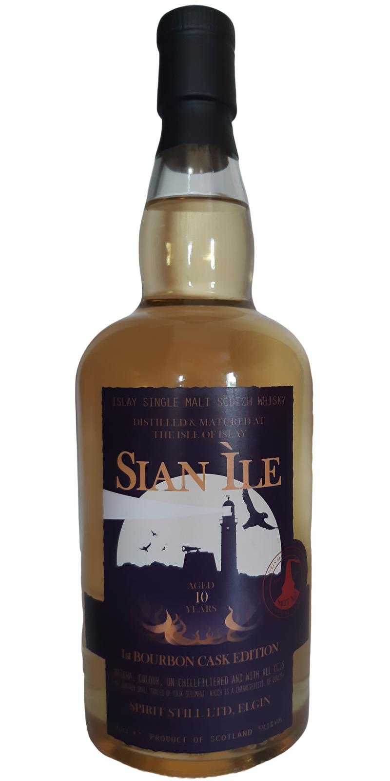Sian Ile 10yo SSL 1st Bourbon Cask Edition 59.1% 700ml