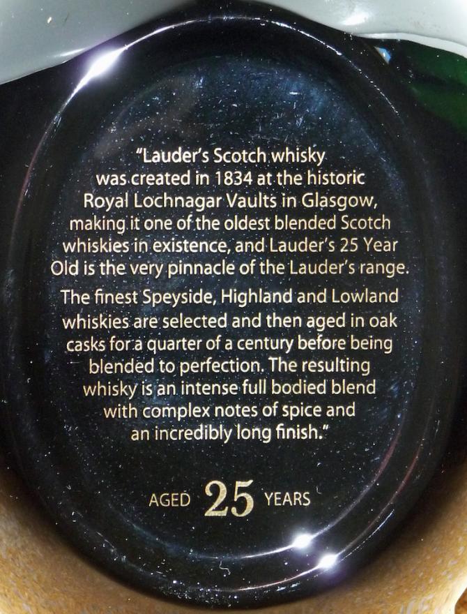 Lauder's 25-year-old - Ratings and reviews - Whiskybase
