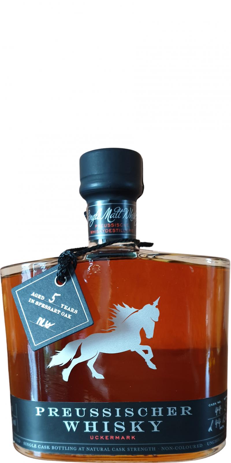 Preussischer Whisky 2013 Organic 1st Fill Spessart Oak #42 54% 500ml