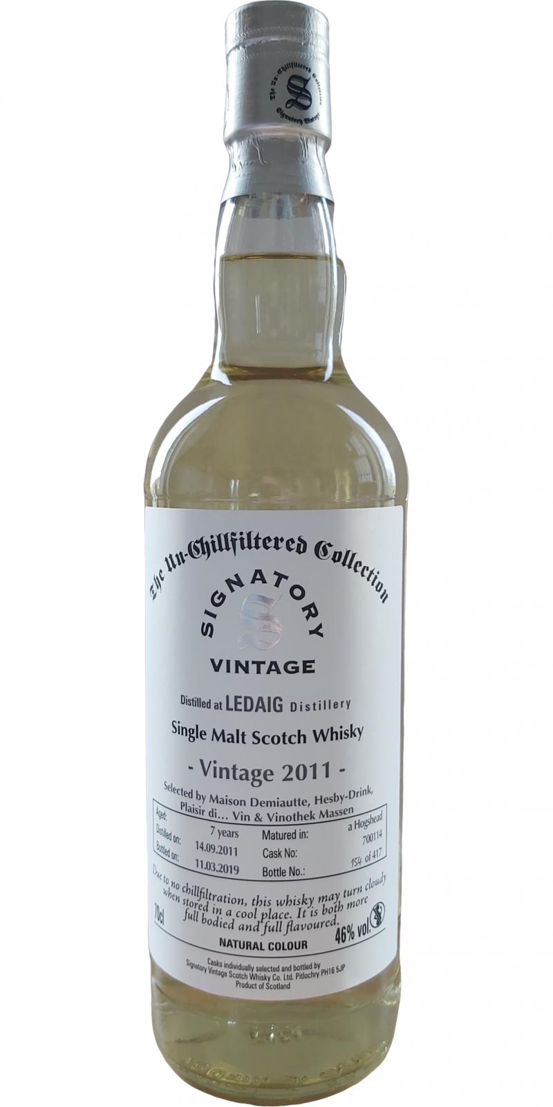Ledaig 2011 SV The Un-Chillfiltered Collection #700114 46% 700ml