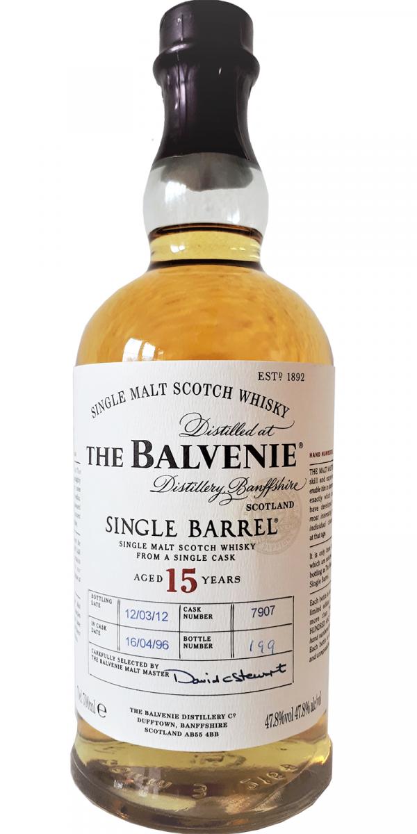 Balvenie 15yo Single Barrel Bourbon Cask #7907 47.8% 700ml