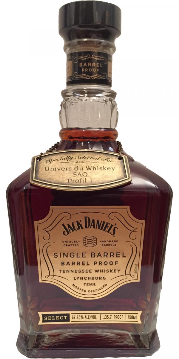Jack Daniel's Single Barrel Barrel Proof 18-9889 67.85% 750ml