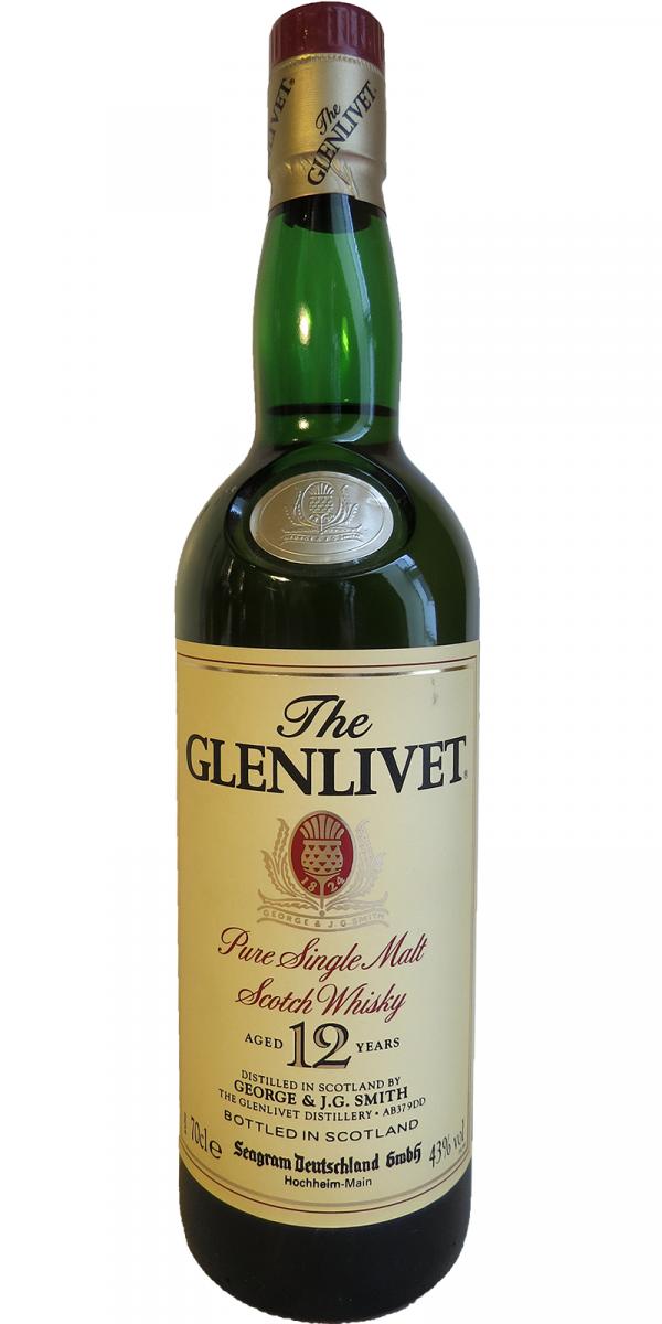 Glenlivet 12yo Pure Single Malt Scotch Whisky Seagram Deutschland GmbH 43% 700ml