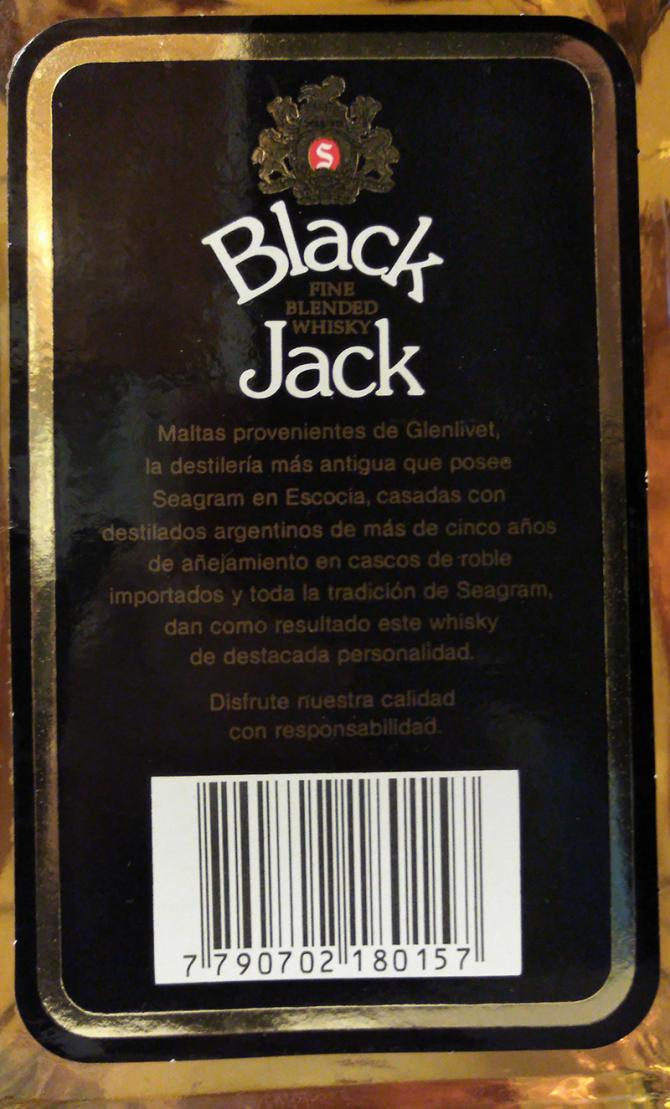 Black Jack Fine Blended Whisky