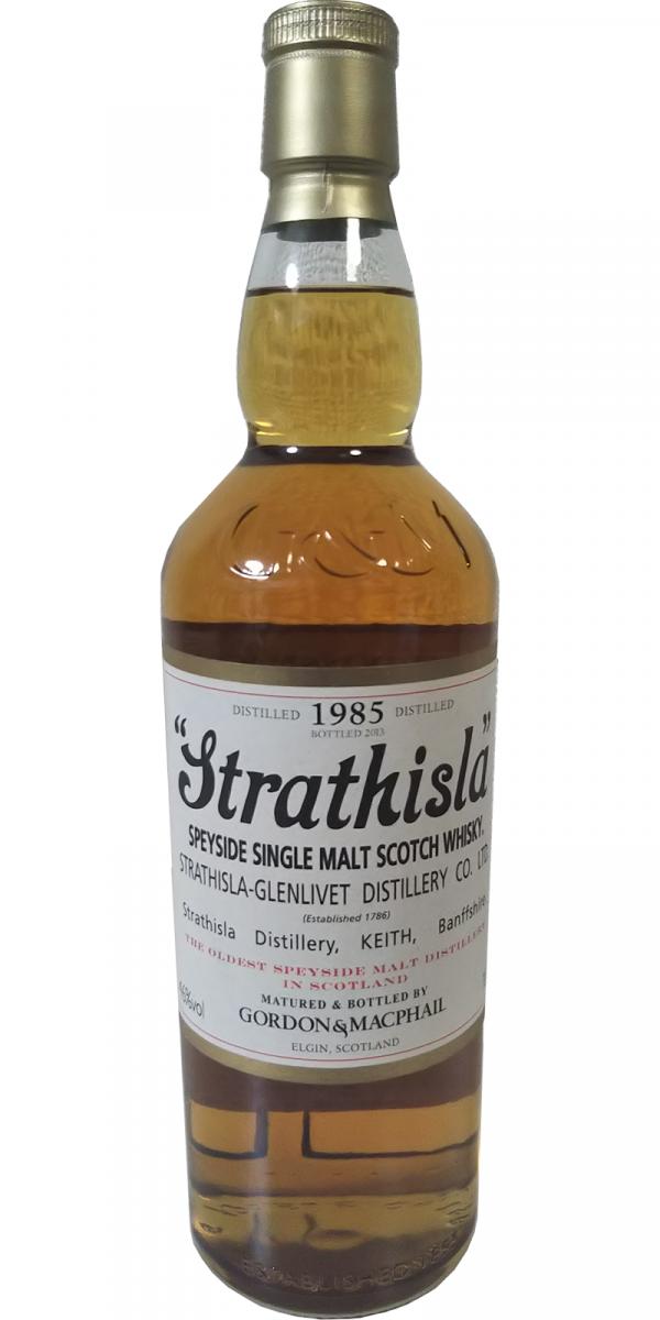 Strathisla 1985 GM Licensed Bottling Refill Bourbon Barrel 1480 Japan Import System 46% 700ml