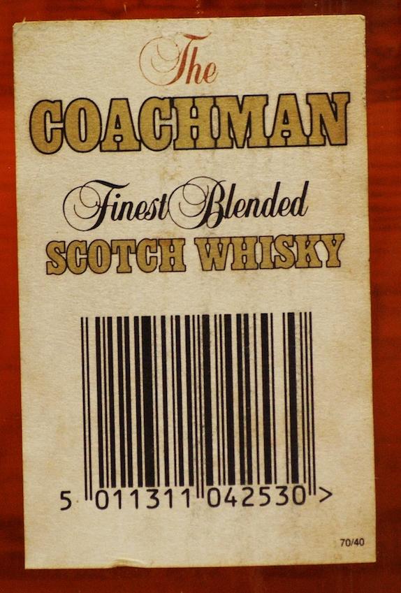 The Coachman Finest Blended Scotch Whisky