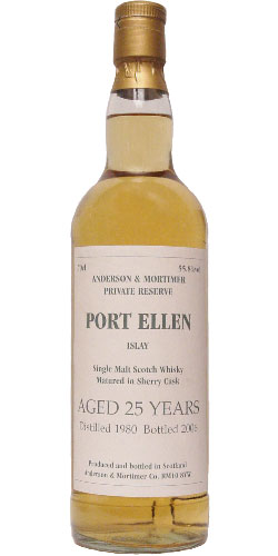 Port Ellen 1980 A&M Private Reserve Sherry Cask 55.8% 700ml