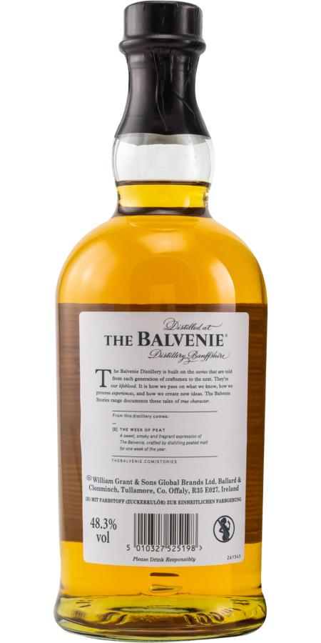 Balvenie the week of peat 14 ans - tourbé