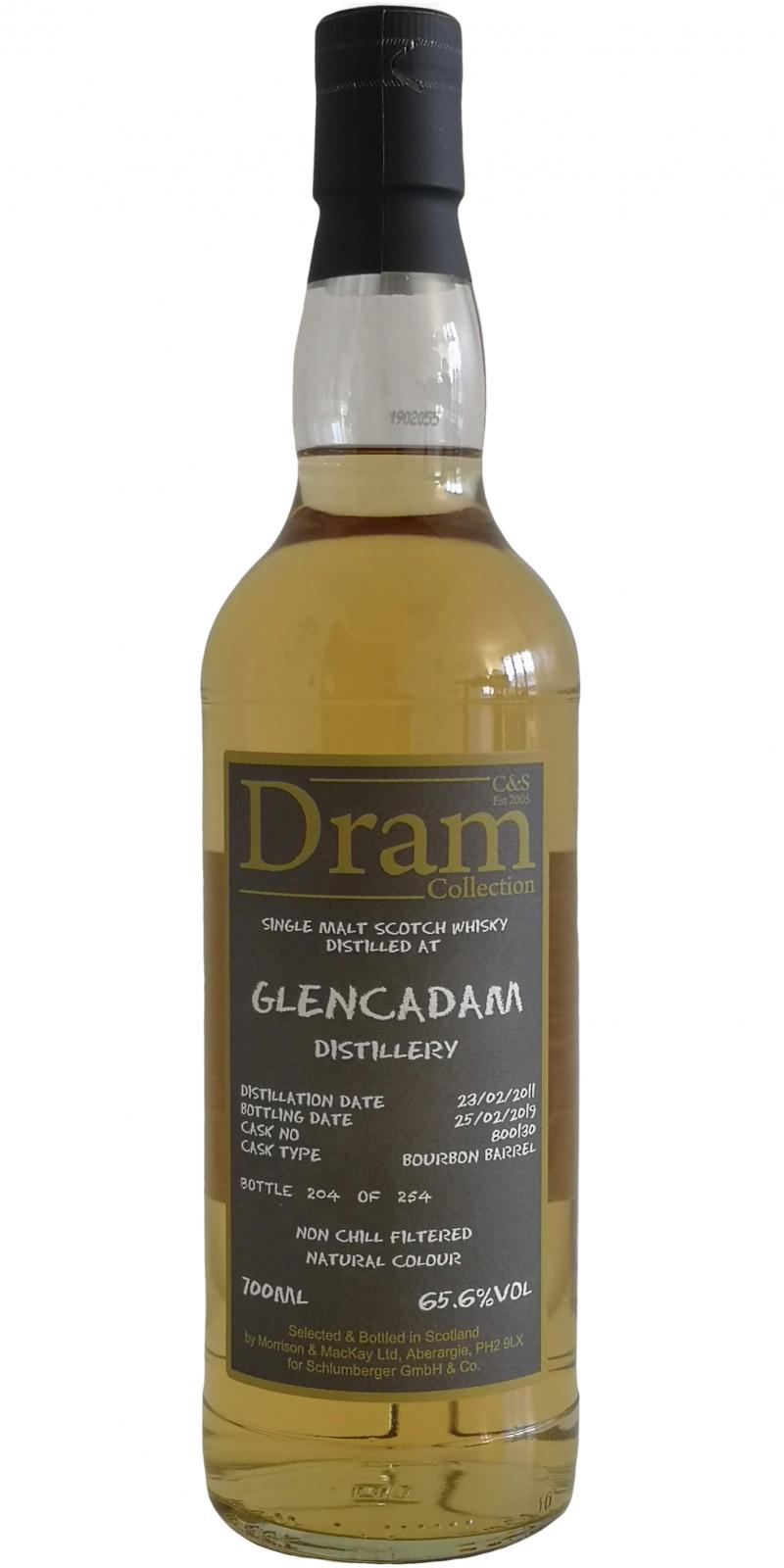 Glencadam 2011 C&S Dram Collection Bourbon Barrel #800130 65.6% 700ml