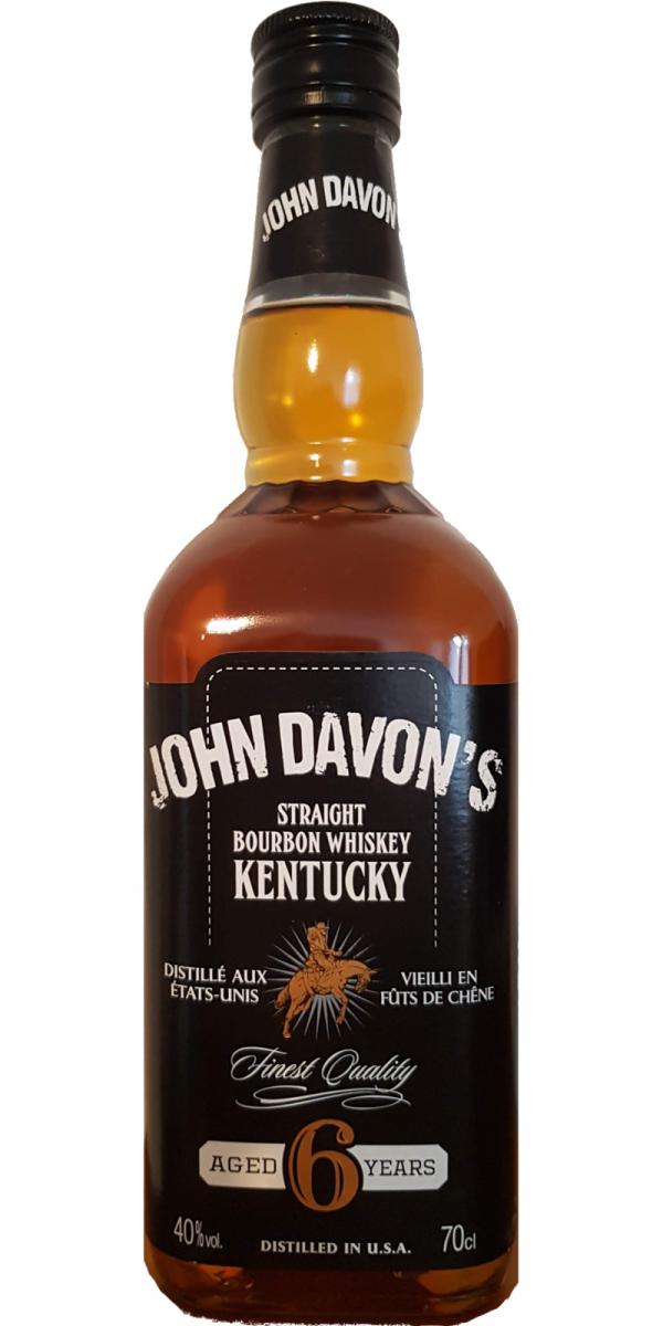 John Davon's 6yo Straight Kentucky Bourbon Whisky American Oak 40% 700ml
