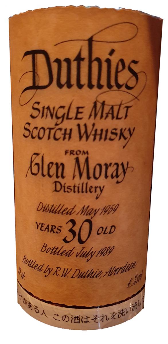Glen Moray 1959 RWD 46% 750ml