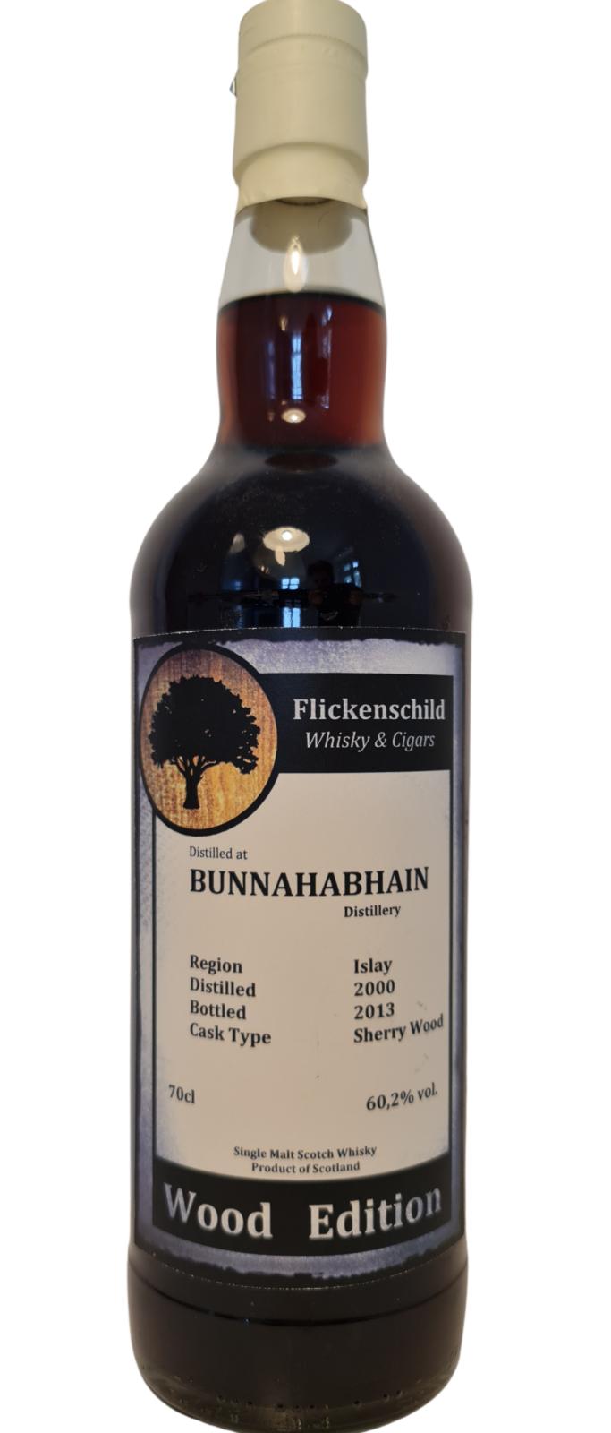 Bunnahabhain 2000 Fs Sherry Wood 60.2% 700ml