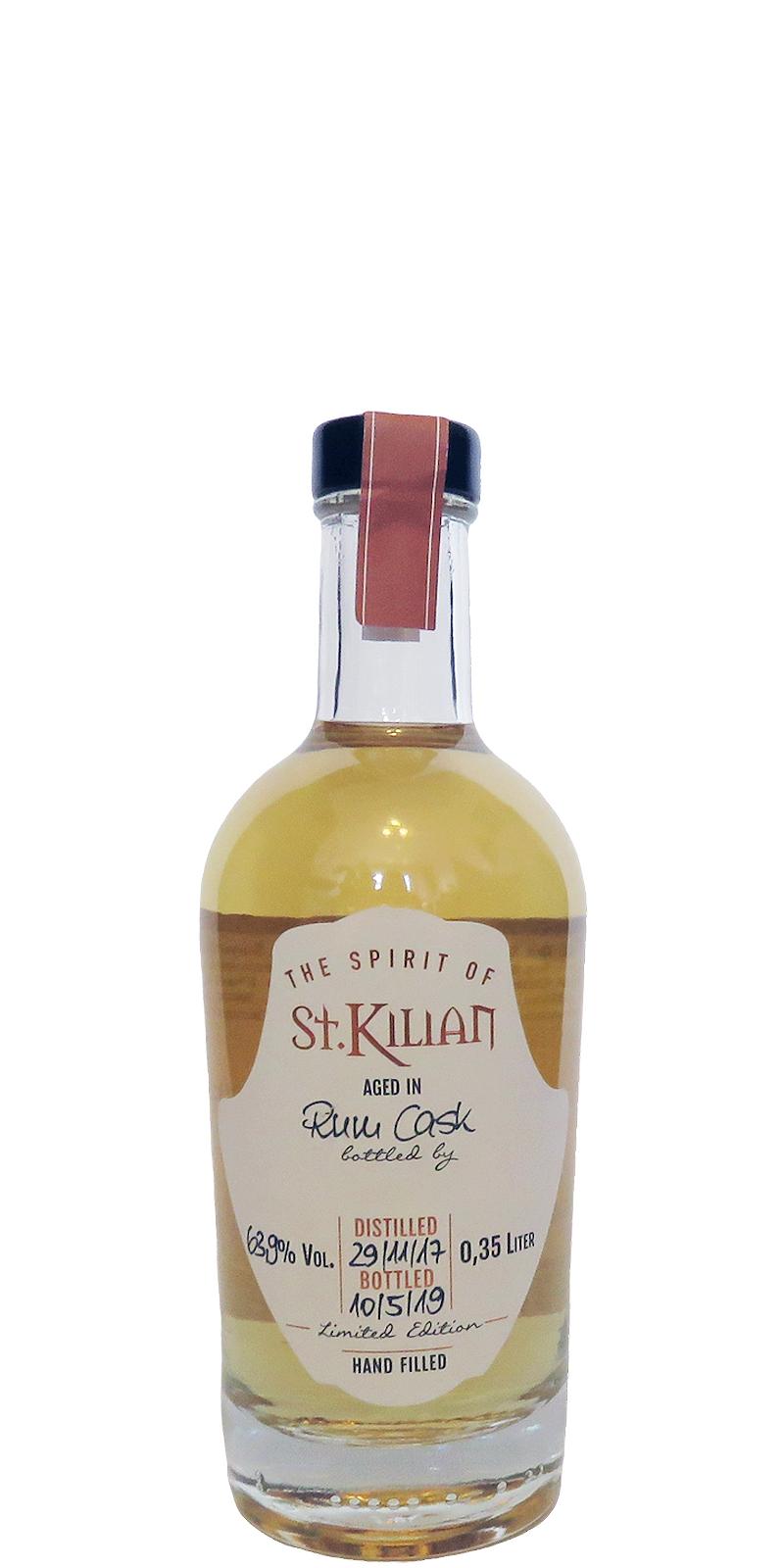 St. Kilian 2017 Rum Cask Hand Filled #1638 63.9% 350ml