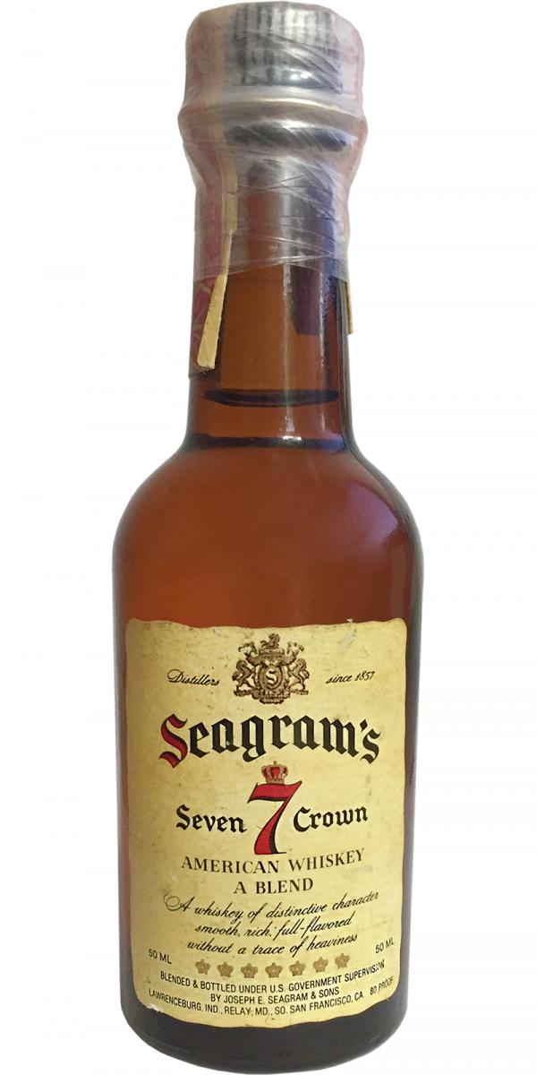 seagrams whiskey vintage SWIZZLE STICK Seagram's 7 Crown Blended Whisky