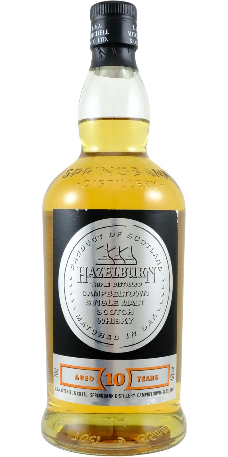 Hazelburn 10yo Bourbon Cask 46% 700ml