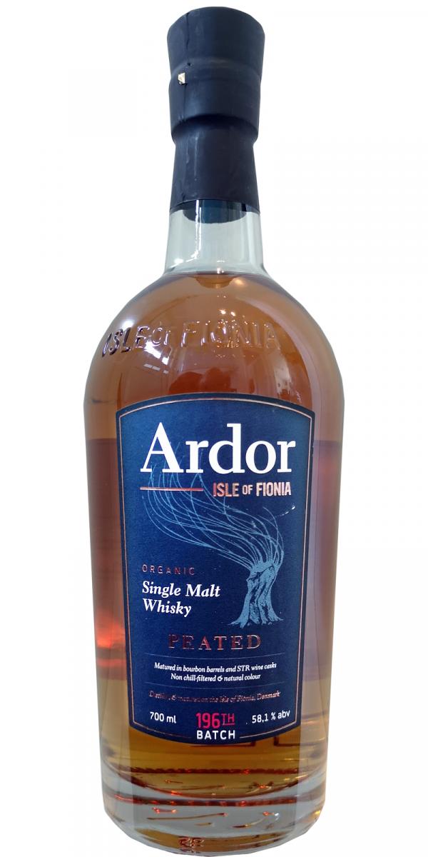 Isle of Fionia Ardor Peated Organic Single Malt Whisky 58.1% 700ml