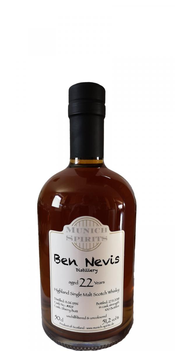 Ben Nevis 1996 MS Sherry Butt 51.2% 500ml