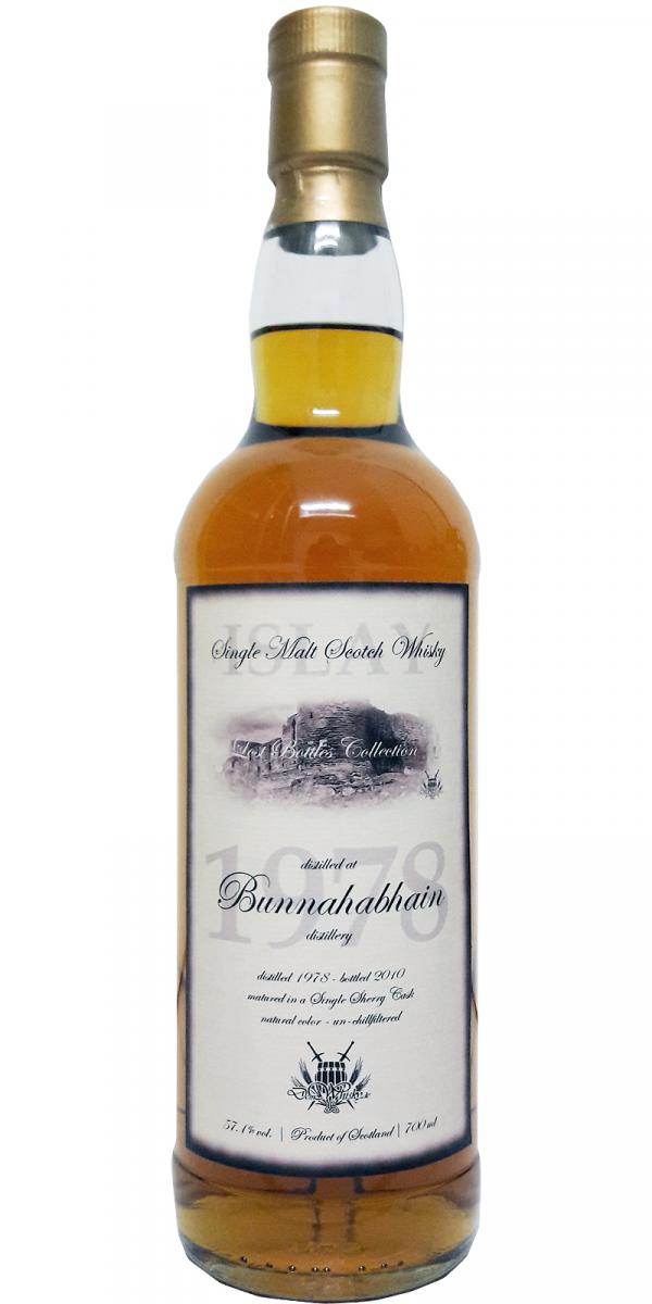 Bunnahabhain 1978 DW Lost Bottles Collection Sherry Cask 57.1% 700ml
