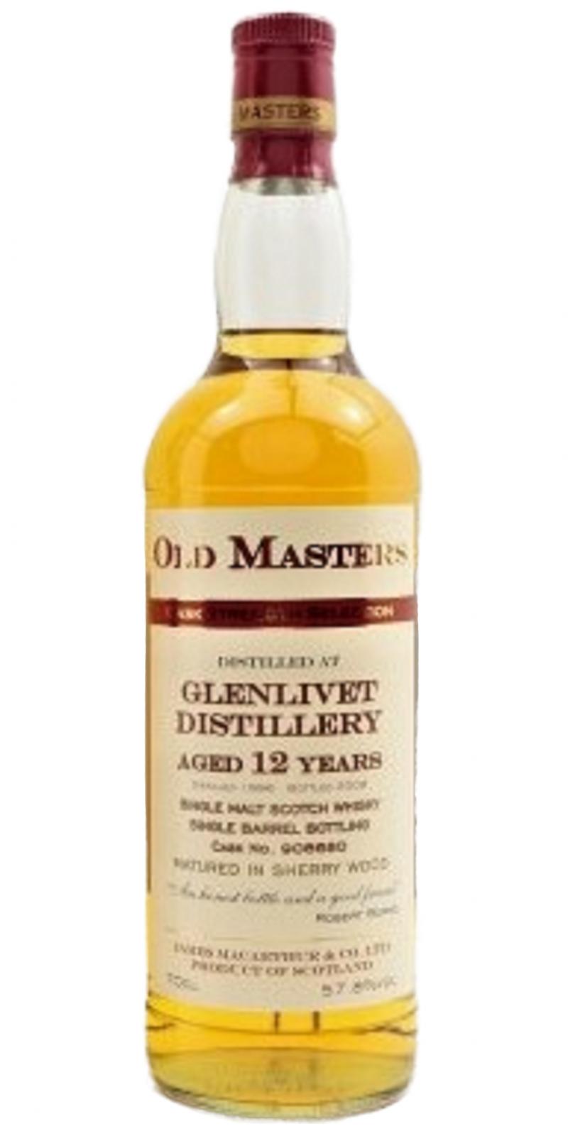 Glenlivet 1996 JM Old Masters Cask Strength Selection Sherry Barrel #906680 57.8% 700ml