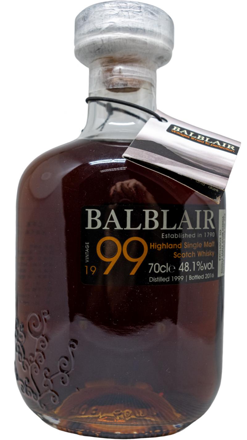 Balblair 1999 Single Cask #1709 48.1% 700ml