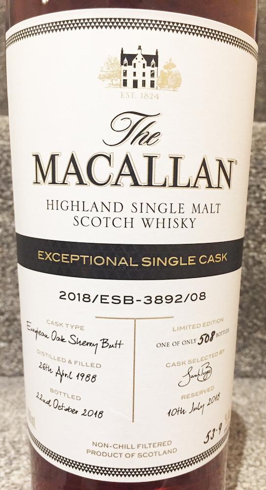 Macallan 2018 Esb 3892 08 Ratings And Reviews Whiskybase