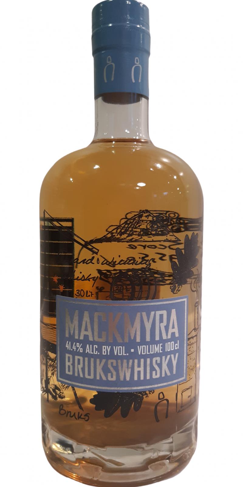 Mackmyra Brukswhisky Sherry Bourbon Swedish Oak 41.4% 1000ml