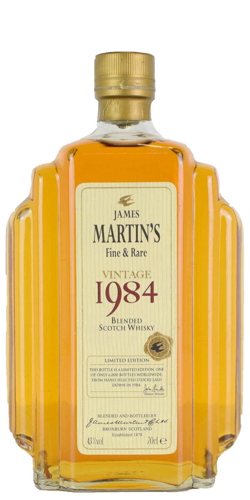 James Martin's 1984 Fine & Rare 43% 700ml