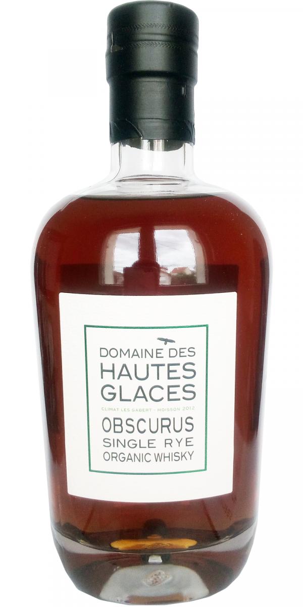 Domaine des Hautes Glaces 2012 - Obscurus - Single Rye