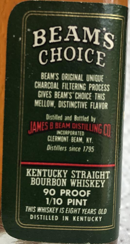 Beam's Choice Green Label - Complimentary