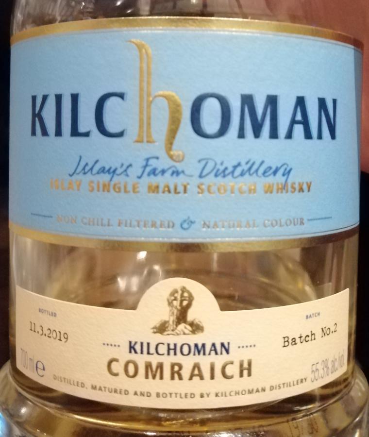 Kilchoman Comraich Bourbon 1st fill 206-207-208/2011 55.3% 700ml