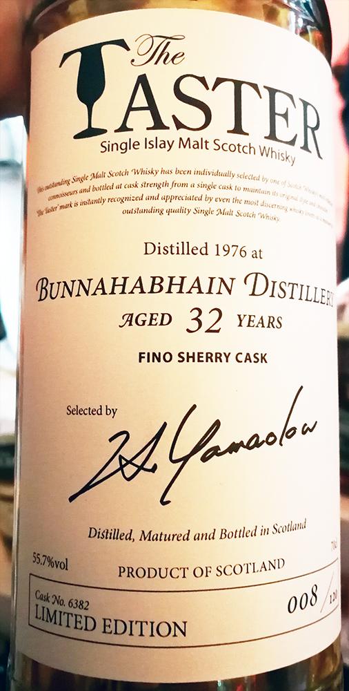 Bunnahabhain 1976 UD Fino Sherry Cask #6382 55.7% 700ml