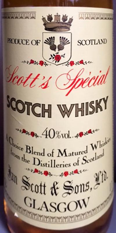 Scott's Special Scotch Whisky