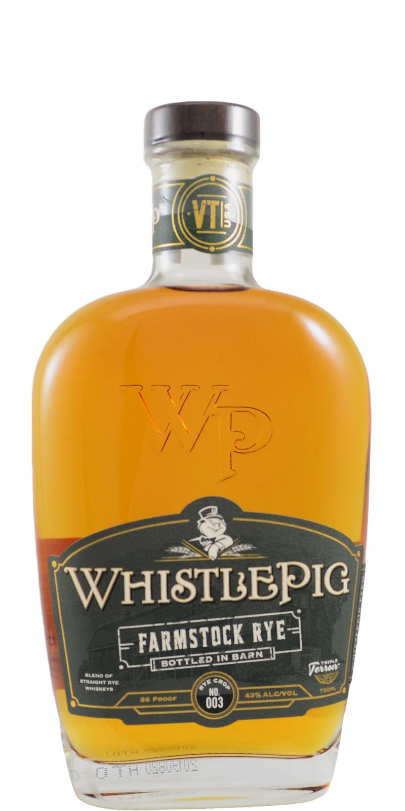 WhistlePig Farmstock Rye
